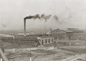 The railroad operation in Two Harbors, MN - courtesy of the Minnesota Historical Society