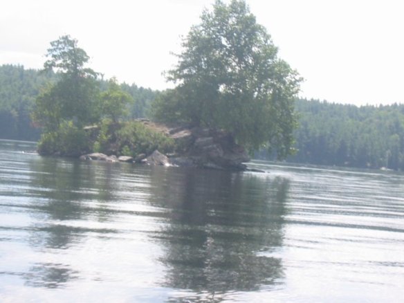 off the shore of Calabogie Lake