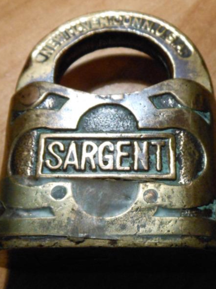 Sargent padlock