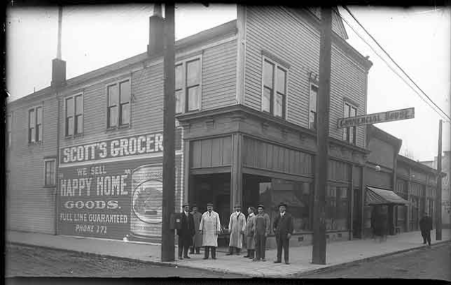 Scott's Grocery Olympia Washington - photo courtesy olympiahistory.org