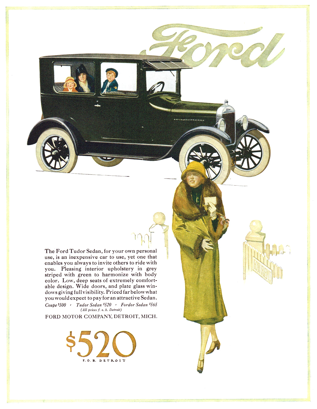 ford ad 1926 sedan
