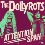 A false color image of a man and a woman who are looking toward the viewer.